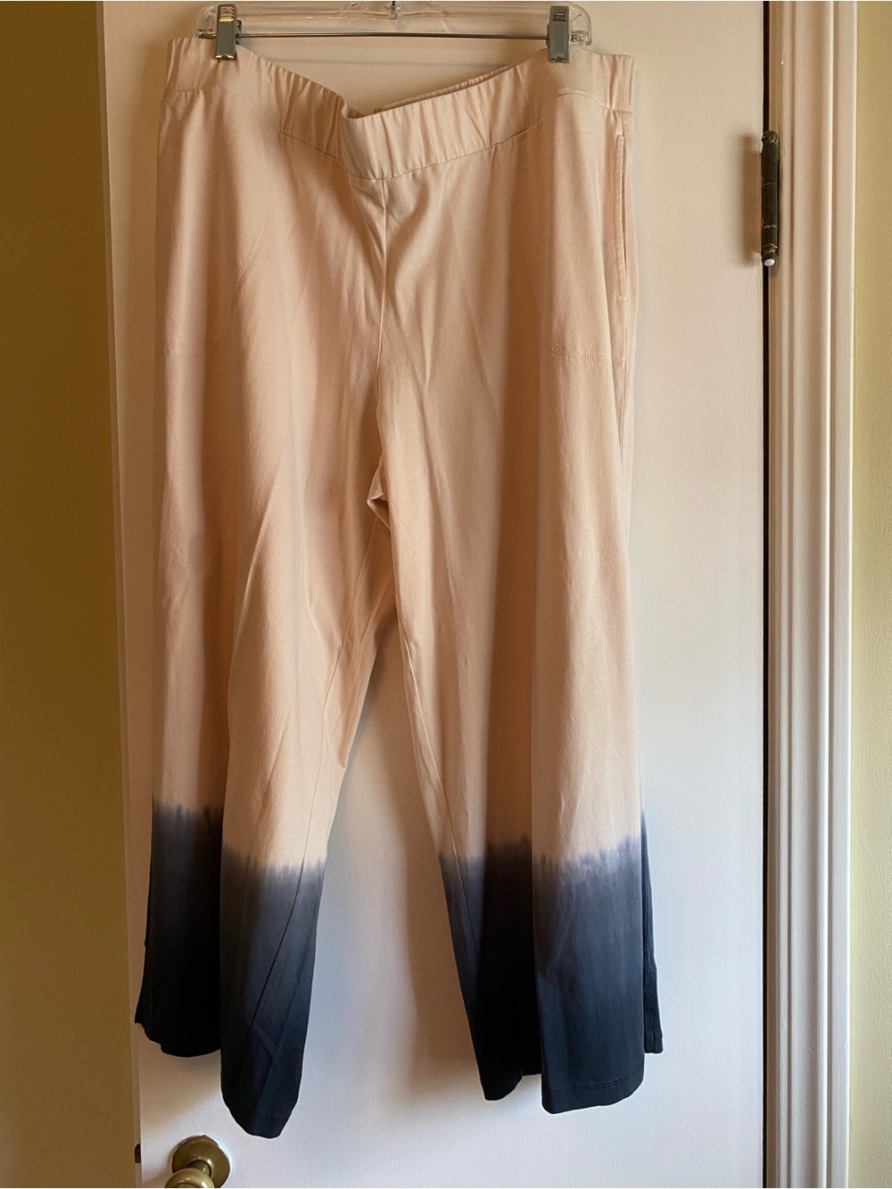 LOGO by Lori Goldstein Ombre Wide-Leg Joggers Beach To Street